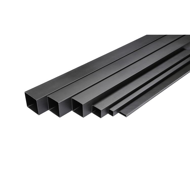 Vierkantrohr aus Kohlefaser