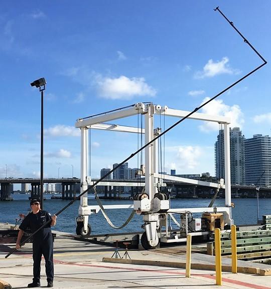 Poteau D'Inspection Télescopique En Fibre De Carbone WiFi Sous-Marin