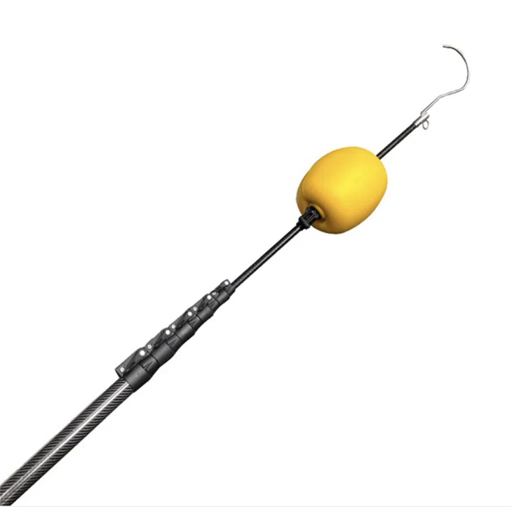 6 m Reichweite und Rettungsstange