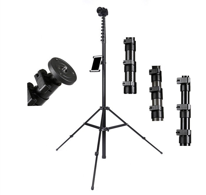 8M Teleskopisk Kamerastang für Sportkamera